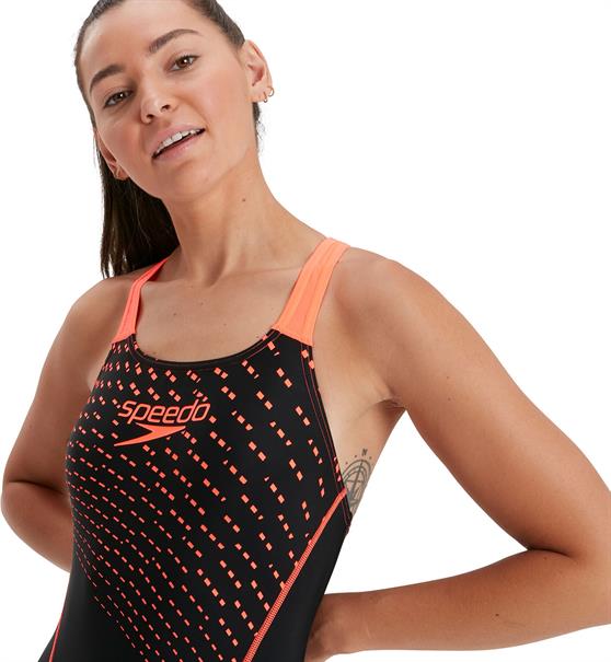 Speedo eco medley logo medalist 1p bla/red