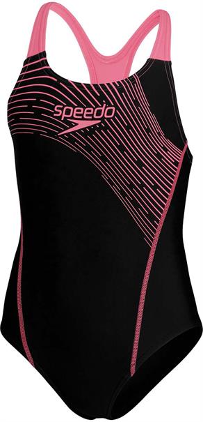 Speedo eco medley logo medalist bla/pin