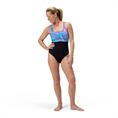 Speedo ECO Shaping Contour Eclipse Printed Dames Badpak
