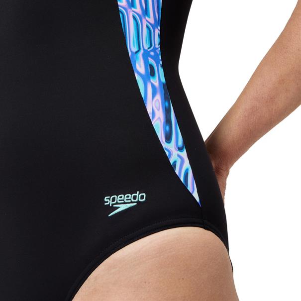 Speedo ECO Shaping Lunalustre Printed Dames Badpak