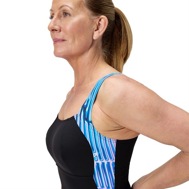 Speedo ECO Shaping Lunalustre Printed Dames Badpak