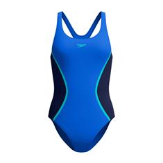 Speedo Solid Splice Medalist Dames Badpak