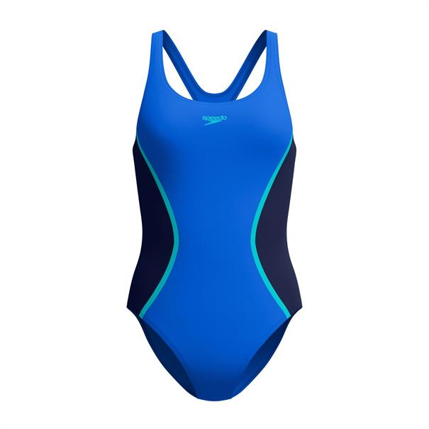Speedo Solid Splice Medalist Dames Badpak