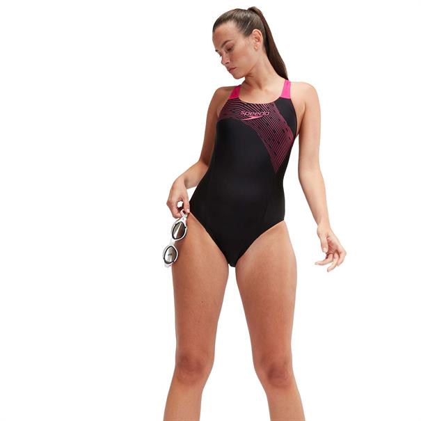 Speedo Womens Medley Logo 1 Piece