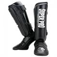 Super pro boxing Combat Gear Scheenbeschermer Protector Zwart/Wit