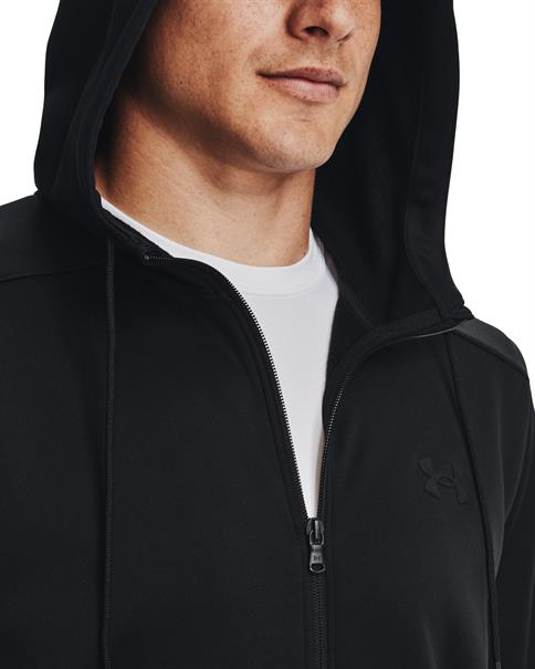 Under Armour ua armour fleece fz hoodie-blk