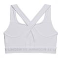 Under Armour ua crossback mid bra-wht
