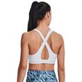Under Armour ua crossback mid bra-wht