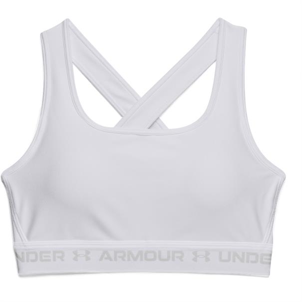 Under Armour ua crossback mid bra-wht
