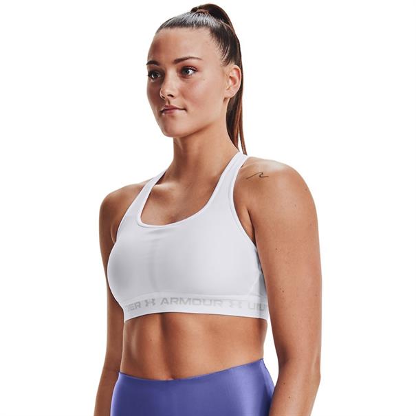 Under Armour ua crossback mid bra-wht
