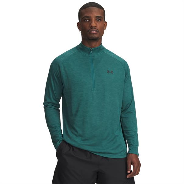 Under Armour ua tech textured 1/2 zip-grn