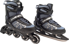 Zandstra Combo Zilver verstelbare kinder skate/schaats